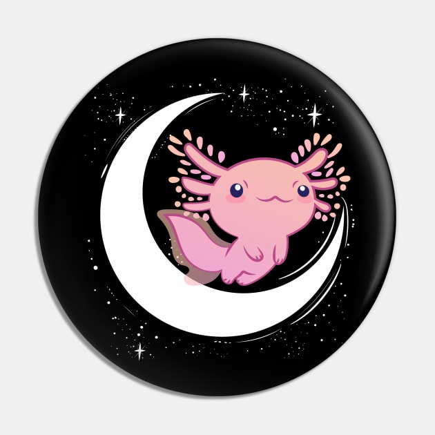 Cute Axolotl Pin by X-TrashPanda