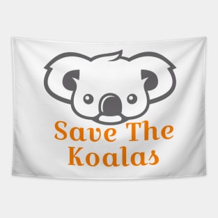 Save The Koalas Tapestry