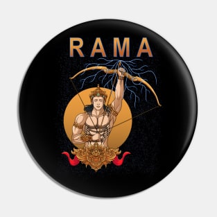 Lord Rama is Hindu God Pin