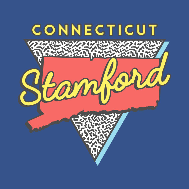 Disover Stamford Connecticut Triangle - Stamford - T-Shirt