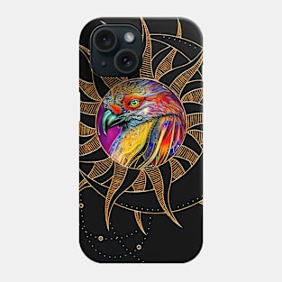 Wonderful colorful crow Phone Case