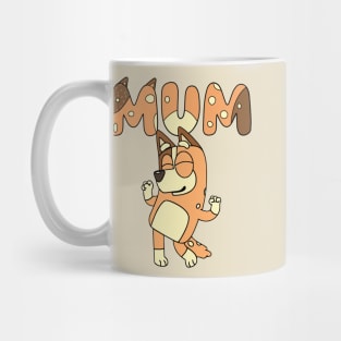Bluey Family Bluey Mum Cartoon Hot Topic Coffee Mug - Corkyshirt