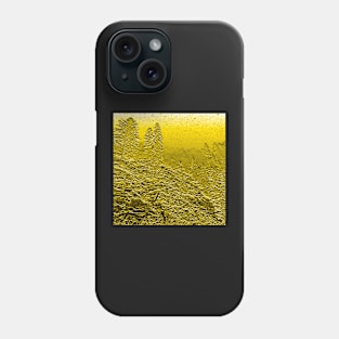 Golden Snow over the Forest Phone Case