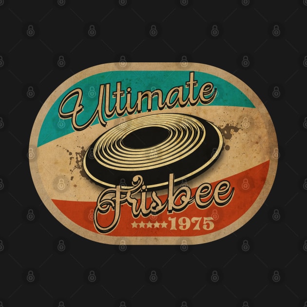 Vintage Ultimate Frisbee 1975 by CTShirts