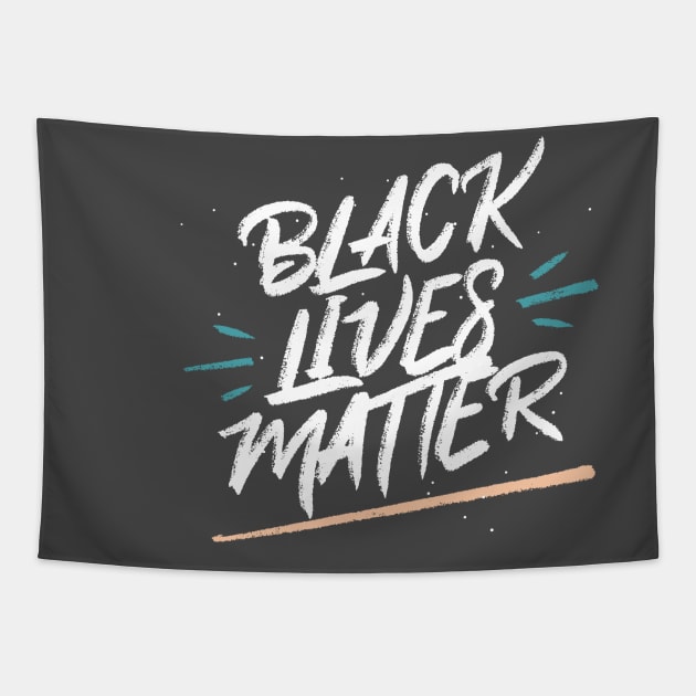 Black Lives Matter Tapestry by Golden Eagle Design Studio