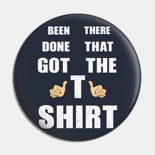 T-shirt Quote Pin