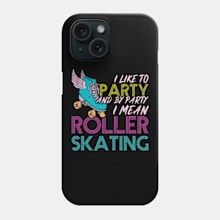 Roller Skating Party - Roller Skater Phone Case