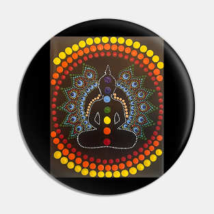 Meditation Mandala Pin