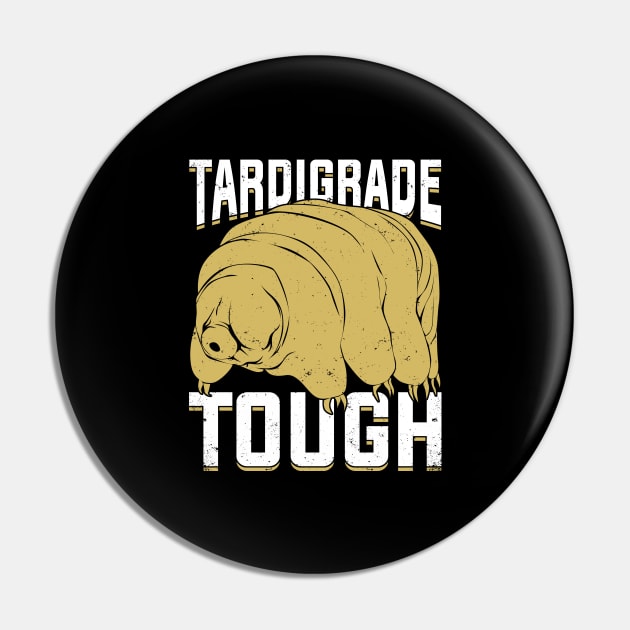 Tardigrade Tough Water Bear Microbiologist Gift Pin by Dolde08