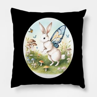 Butterfly Winged Rabbit Pillow