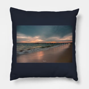 Shelley Beach Jetty, Portsea, Mornington Peninsula, Victoria, Australia Pillow