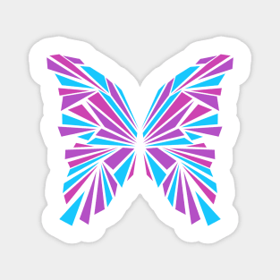 Vibrant Butterfly Magnet