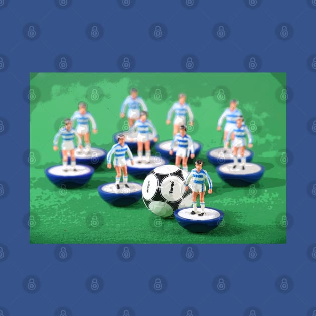 QPR, Morton, Reading retro subbuteo team by vancey73