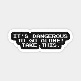 It’s dangerous to go alone! Take this black mask Magnet