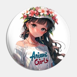 Anime Girls Pin