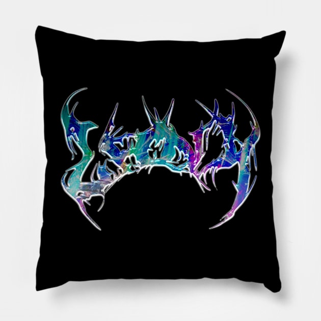 ABNORMAL (Death metal logo) Pillow by LANX