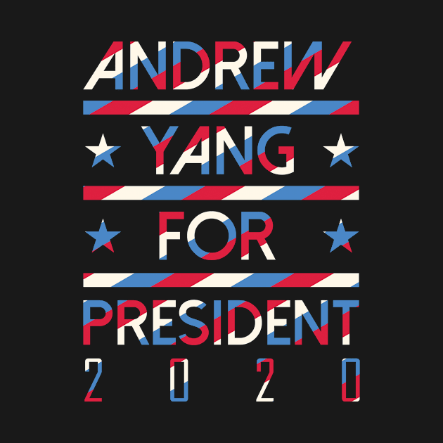 Andrew Yang For President 2020 T-shirt by Bobtees