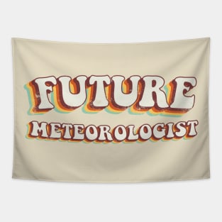 Future Meteorologist - Groovy Retro 70s Style Tapestry