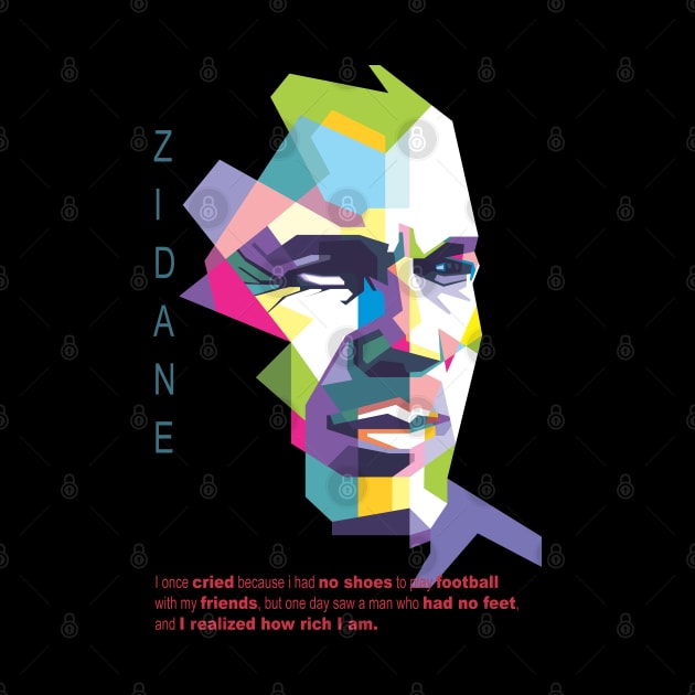 Zidan Quote in WPAP by Alkahfsmart