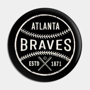 Vintage Atlanta Braves by Buck Tee Pin