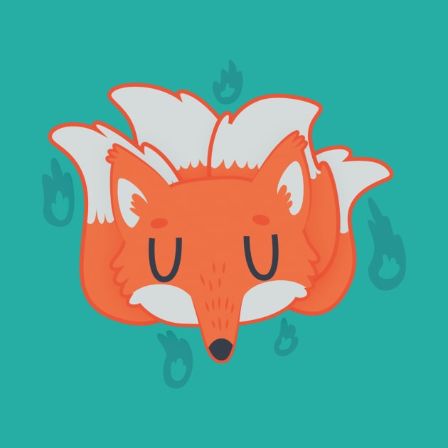 Fiery Fox Spirit Sprite by clairestamper