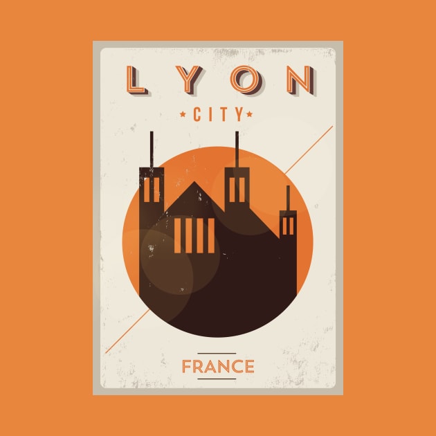 Lyon Poster Design by kursatunsal