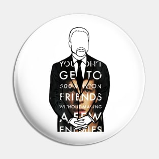 David Fincher (The Social Network) Portrait Pin