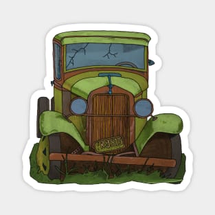 Vintage Car Magnet