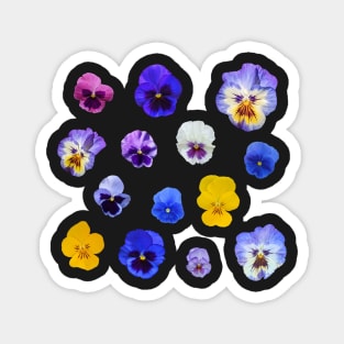 pansy pattern Magnet