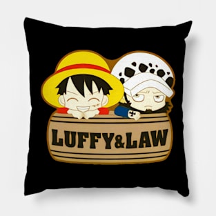 Luffy and law Pillow