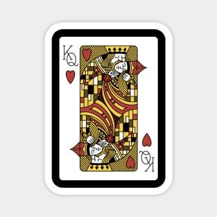 The Kiss Poker Cassino Cards by Tobe Fonseca Magnet