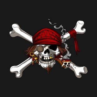 Pirate Skull Crossbones T-Shirt