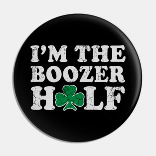 I'm The Boozer Half St Patrick's Day Matching Couples Pin