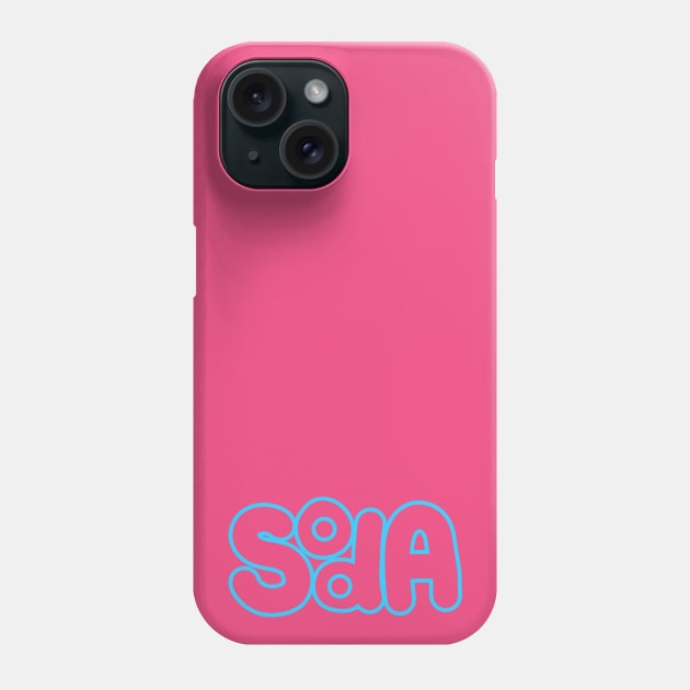 SodA - Blue Phone Case by timbo