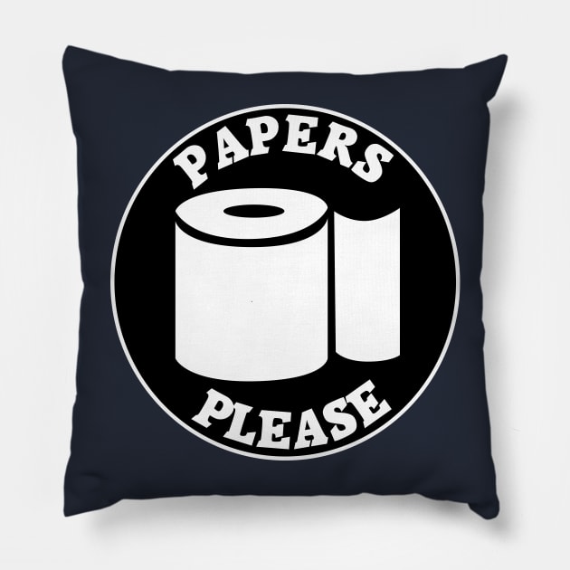Paper please - Get your Toilet paper Pillow by All About Nerds