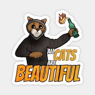 ACAB, Molotov Edition (All Cats Are Beautiful) Magnet