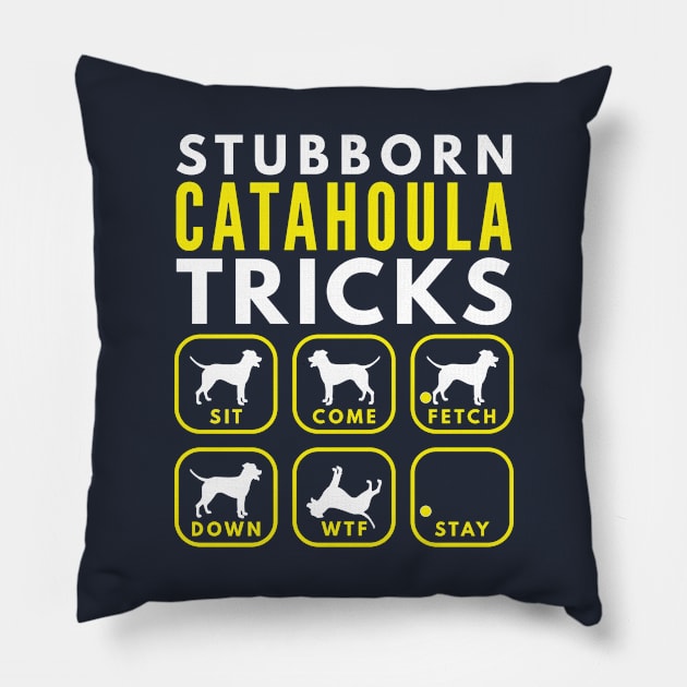 Stubborn Catahoula Tricks - Dog Training Pillow by DoggyStyles