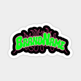 Logotype Embroidery Effect Magnet