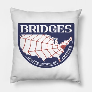 Bridges Background Logo Pillow