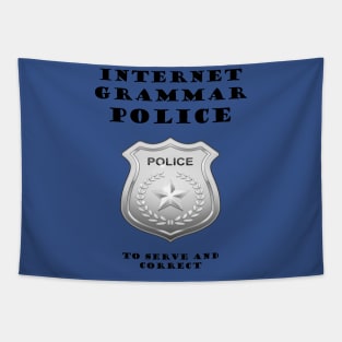 Internet Grammar Police Tapestry