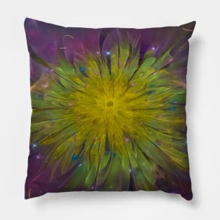Abstract flower fractal Pillow