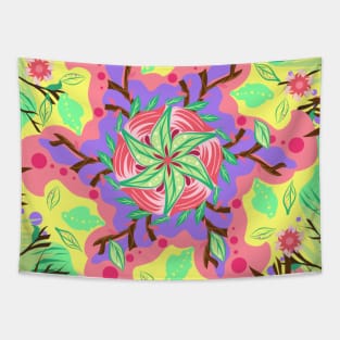 Colorful flowers art Tapestry