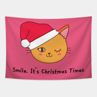 Smile. It's Christmas Times Tapestry