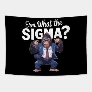 What The Sigma Ironic Brainrot Quote Tapestry