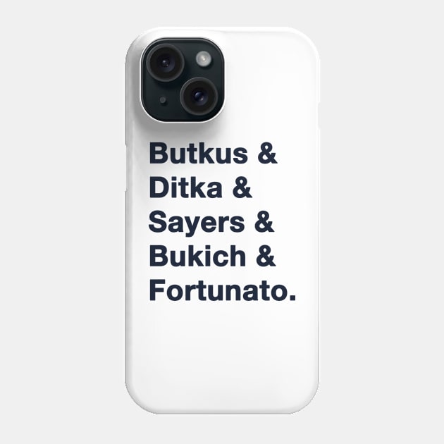 1965 Bears Greats Blue Phone Case by IdenticalExposure