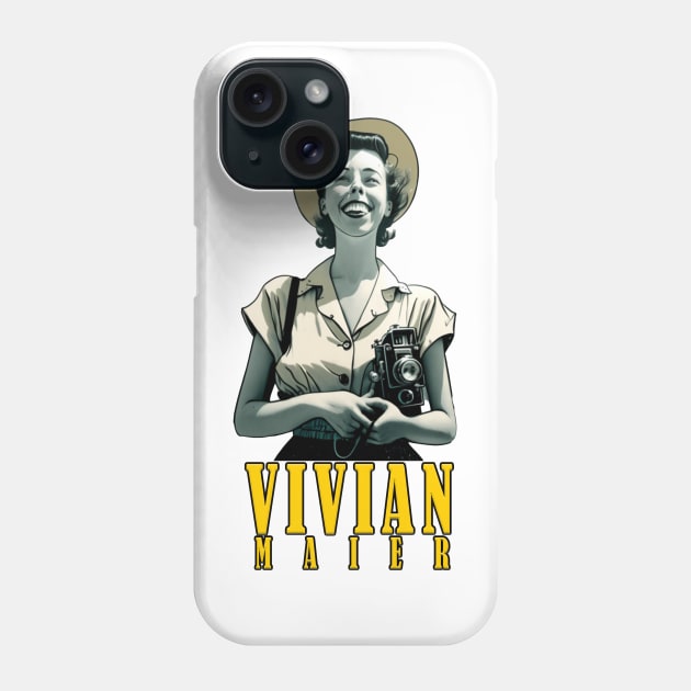 Capturing Life's Hidden Moments: The Street Photography of Vivian Maier Phone Case by Color-Lab