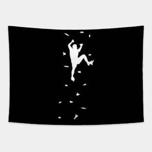 Climbing Wall Climber Climbing Gym Tapestry