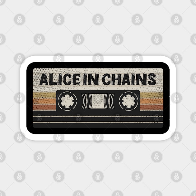 Alice In Chains Mix Tape Magnet by getinsideart