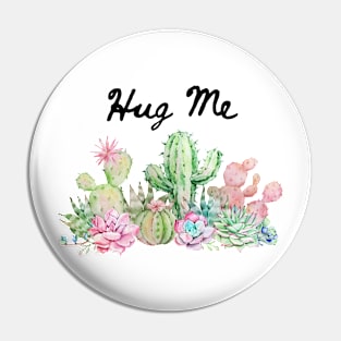 Hug Me Cacti 2 Pin