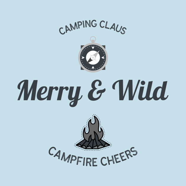 Merry & Wild: Camping Claus: Campfire Cheers Camping Christmas Tree by Creative Cartoon